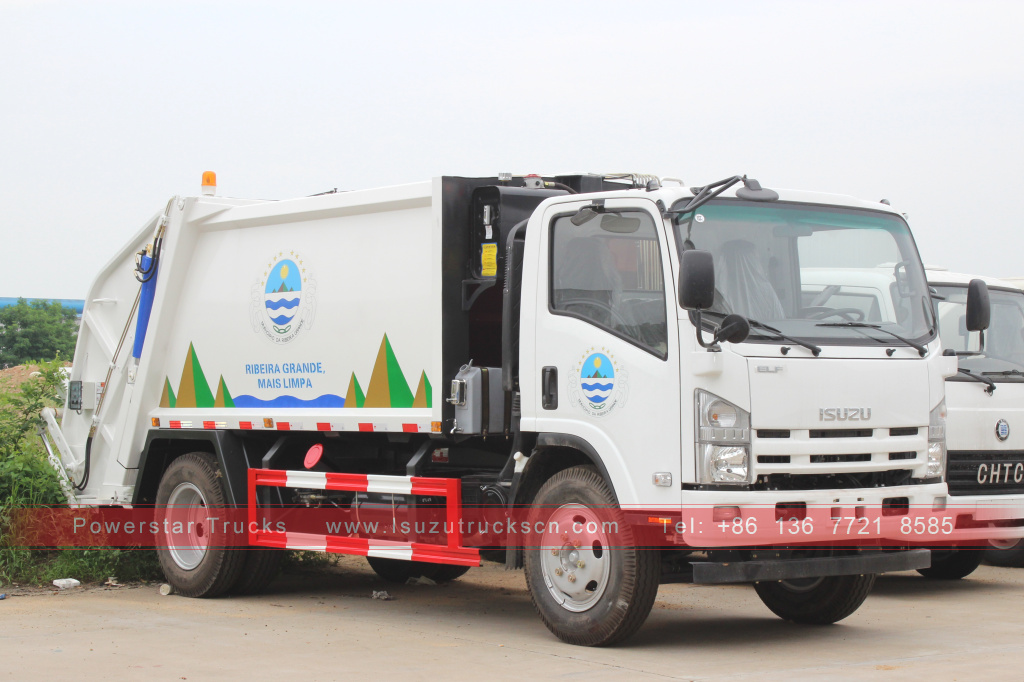 Pilipinas 8cbm Rear loaded garbage truck Isuzu for sale
    