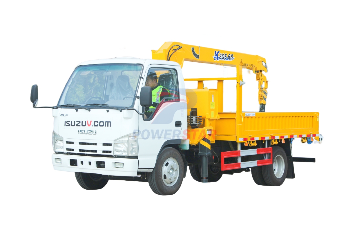 Paano i-classify ang Isuzu cargo truck mounted boom crane?
    