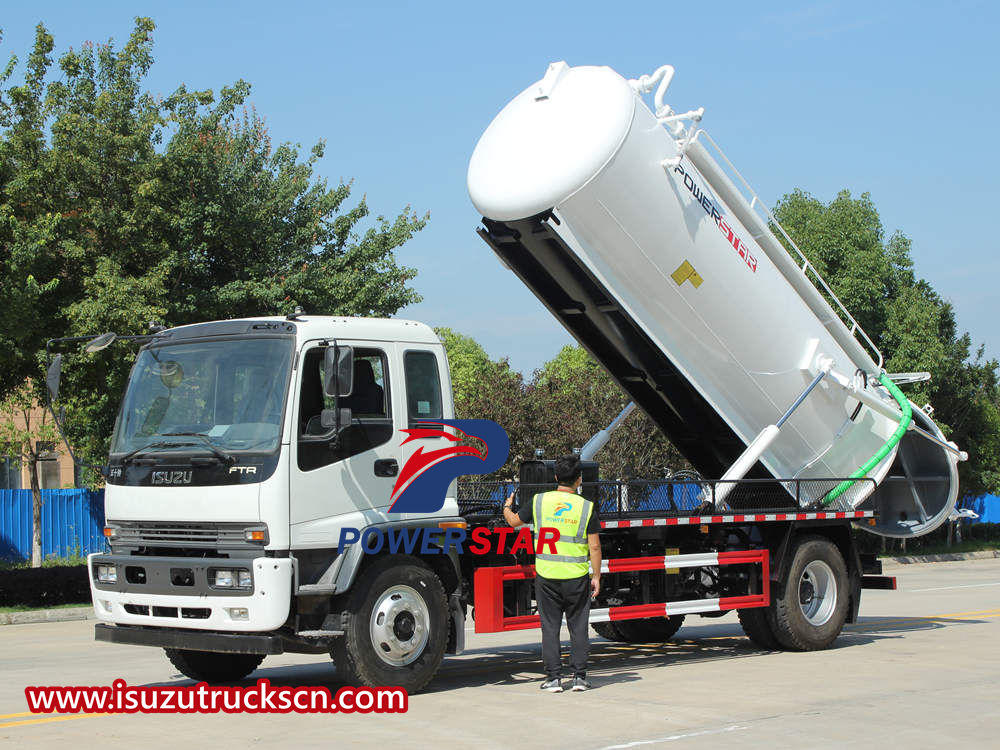 Prinsipyo ng pagtatrabaho ng Isuzu vacuum suction truck
    