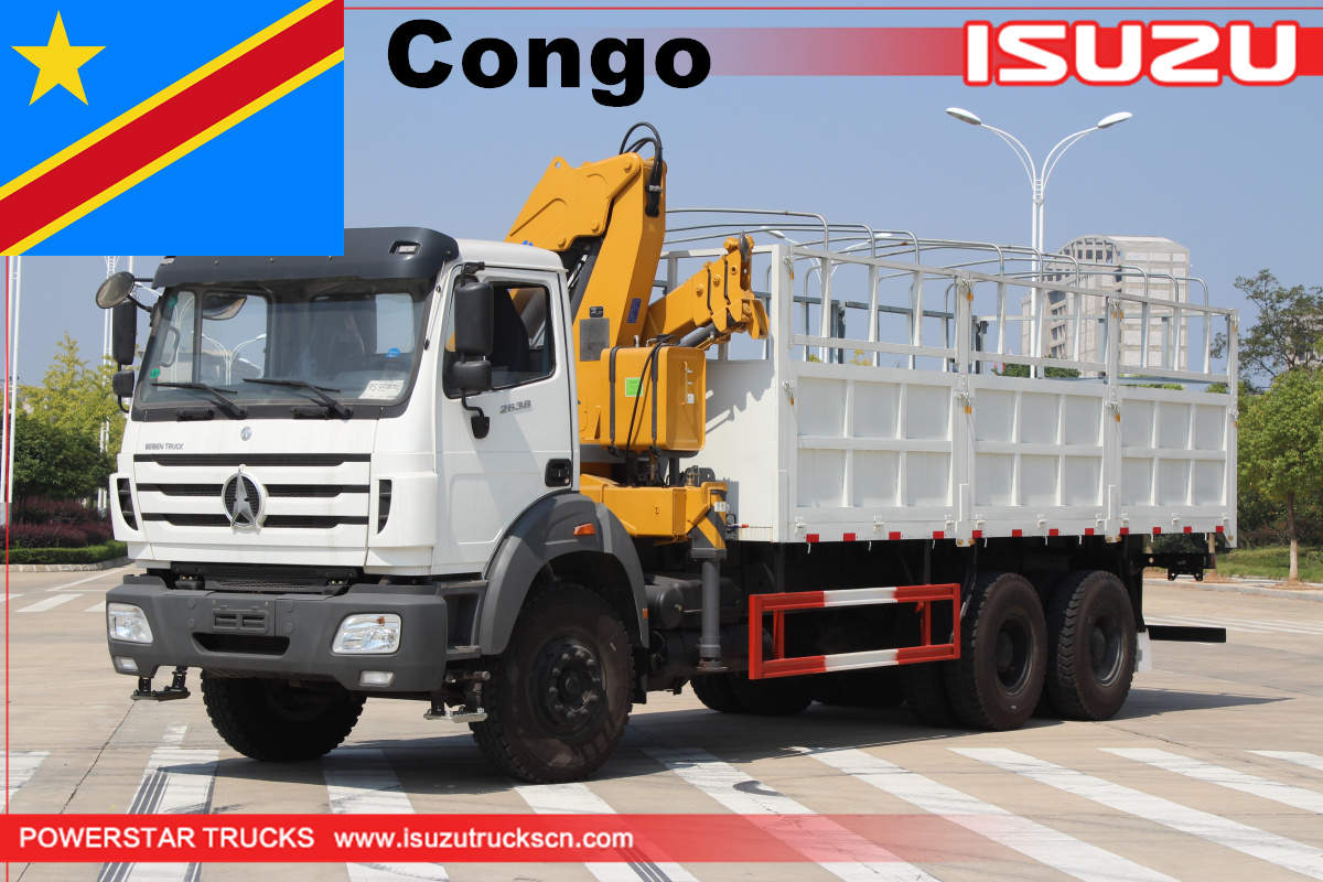 Congo - 1 Unit ng Beiben Lorry Truck na may XCMG crane
    