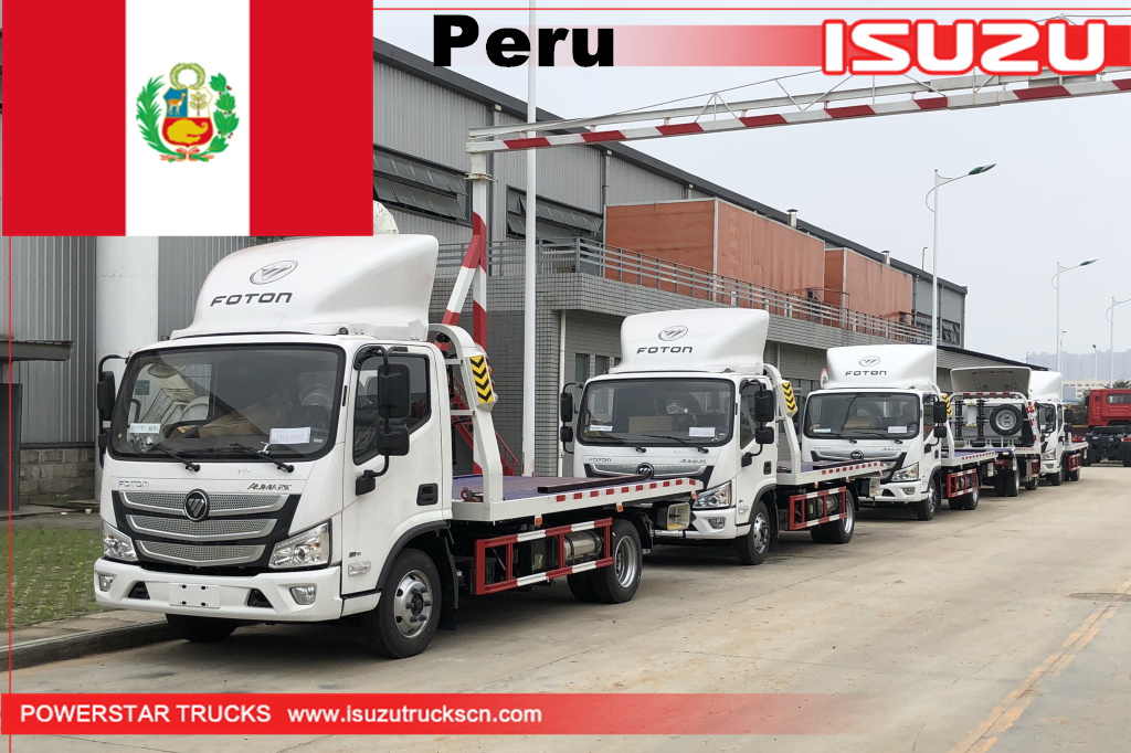 Peru - 5 units FOTON Wrecker Truck
    