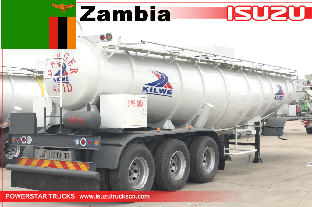 Zambia Kilwe - 12 unit ng Acetic Acid Tanker Trailer
    