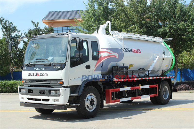 Philippines Isuzu Vacuum Tanker Sewage Suction Trucks na may moro PM110W
    