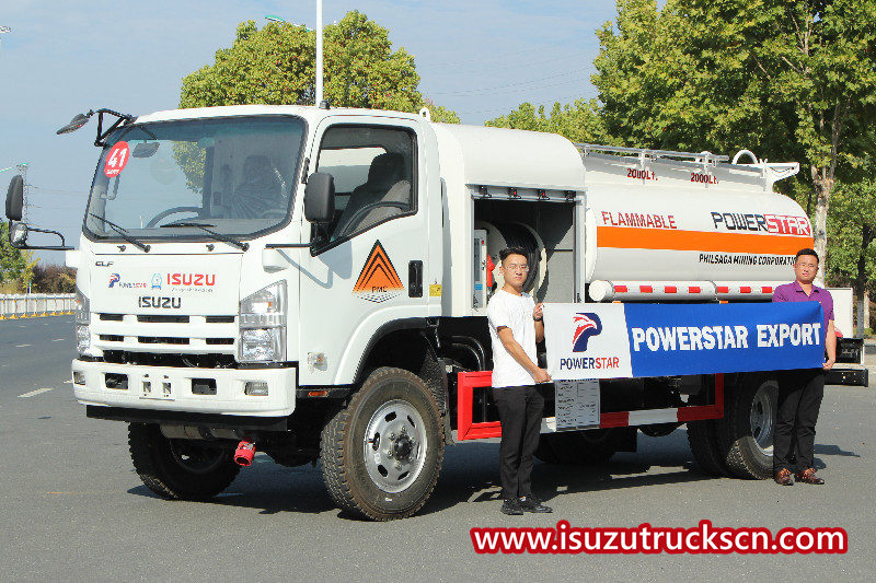 ISUZU All wheel drive NPR 4000L fuel tank truck ay inihatid sa Pilipinas
    