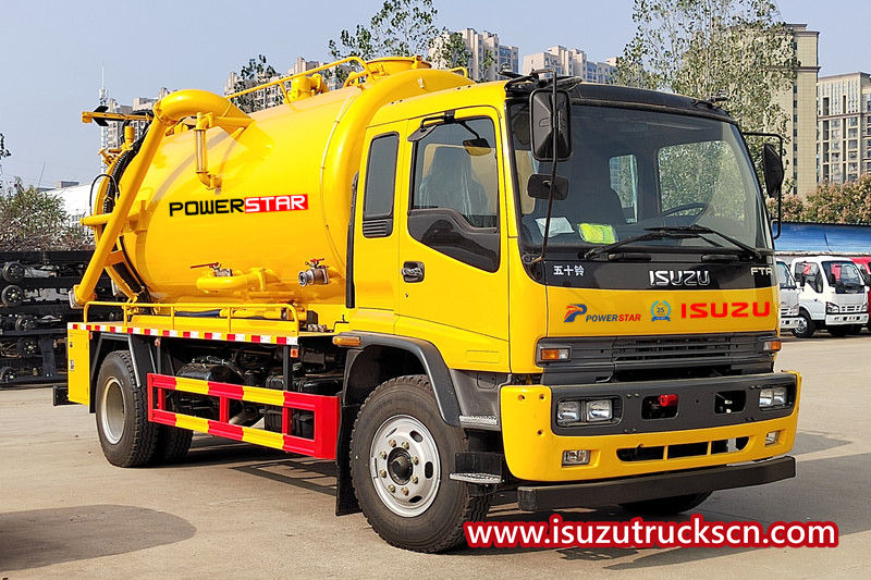 Orihinal na Pabrika ISUZU FTR 10CBM Vacuum Sewage Suction Truck na Ibinebenta
    