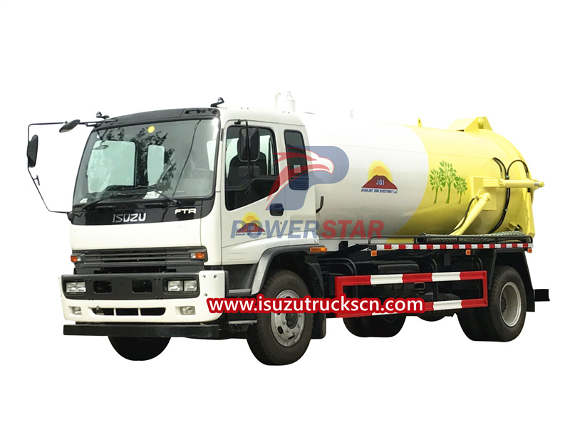 Paano wastong gamitin ang Isuzu FTR vacuum suction truck
    