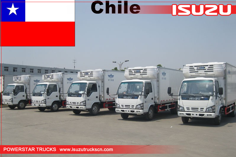 Chile - 6 na Yunit ng Isuzu Refrigerated Van Trucks
    