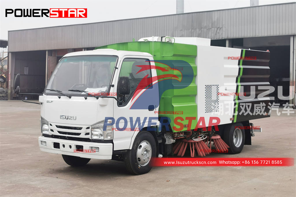 Antigua at Barbuda - Na-export ang ISUZU ELF 100P 5CBM Road Sweeper
    