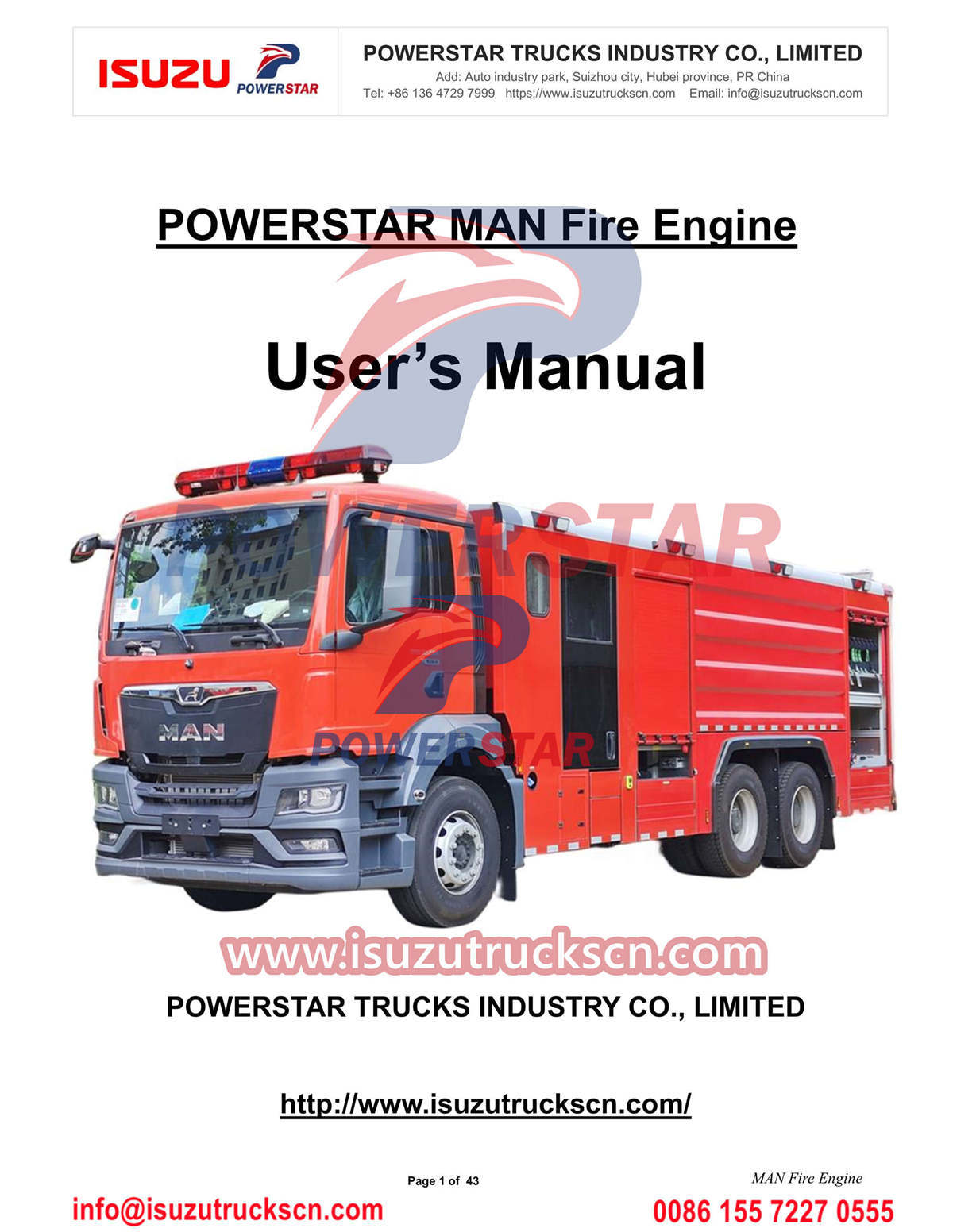 MAN Fire Truck TGS 3351 Manu-manong pag-export sa Dubai
    