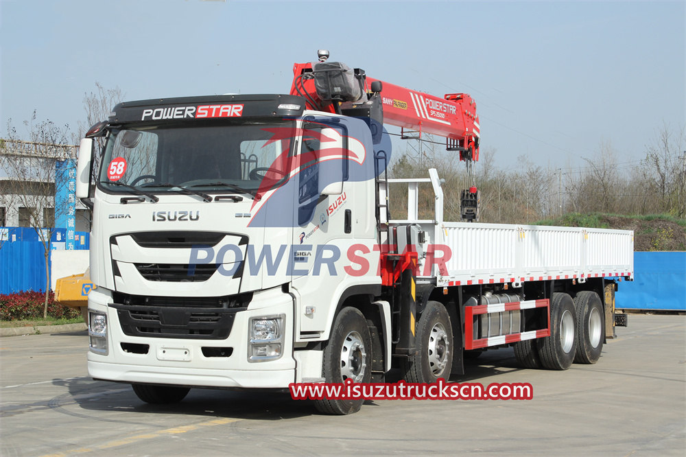 Ang mga pangunahing tampok ng Isuzu GIGA boom truck crane
    