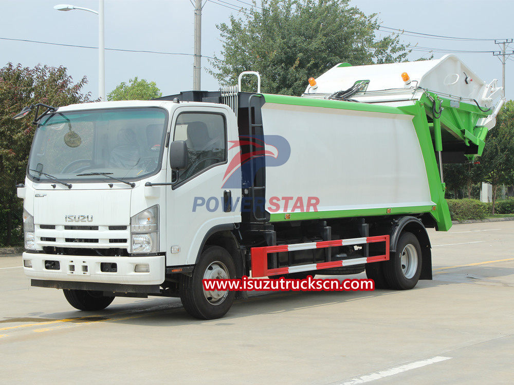 Hydraulic system ng Isuzu rear loaded garbage truck
    