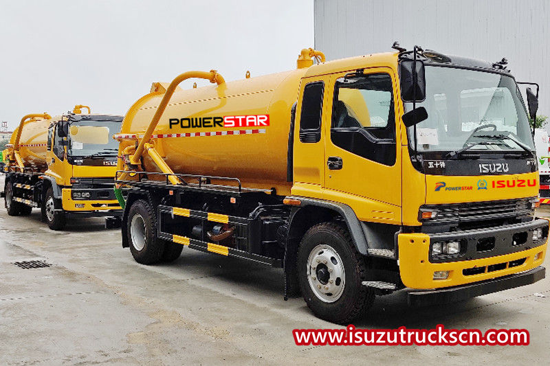 BAGONG ISUZU FTR Vacuum Sewage Suction Truck 14,000L
    