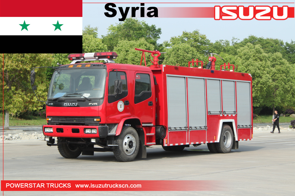 Syria - 1 unit ng ISUZU FVR Form Powder Fire Engine
    