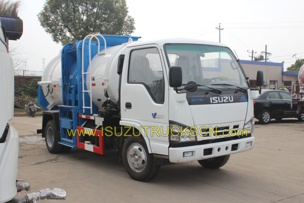 pagkain Waste Collection Truck Isuzu garbage trucks
    