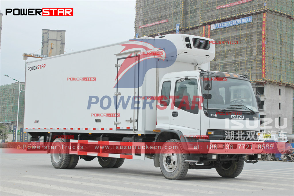 ISUZU FVR heavy type reefer cooling van truck operation manual export sa Saudi Arabia
    