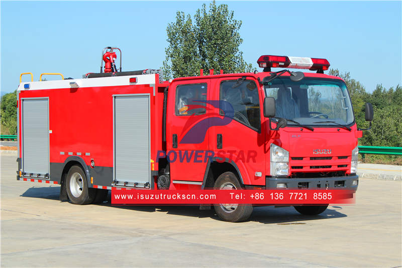 Ilang feature ng Isuzu fire truck sa africa
    