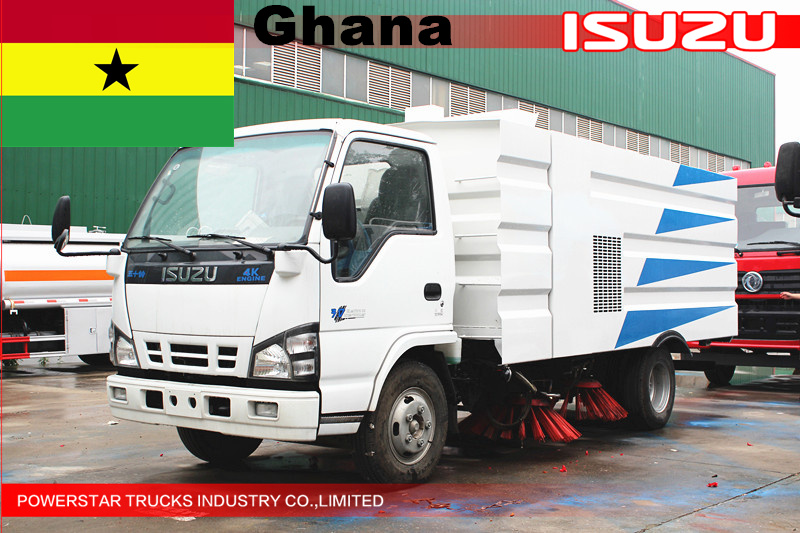 Ghana Market Isuzu street sweeping vheicle
    