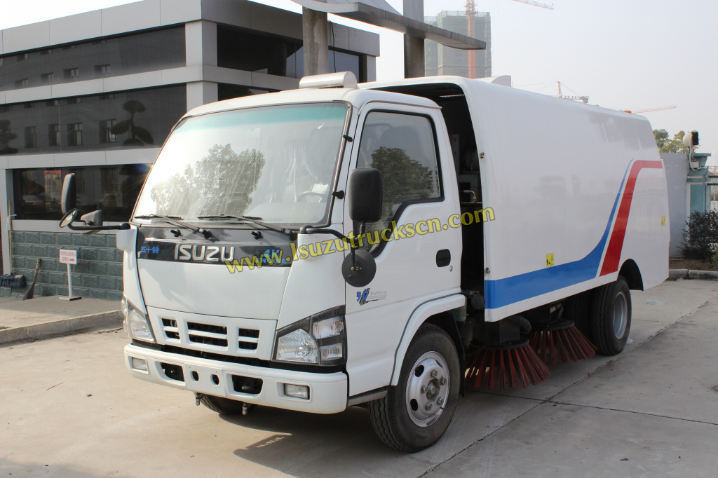 Opisyal na Manufacturer Isuzu road cleaning sweeping vehicle
    