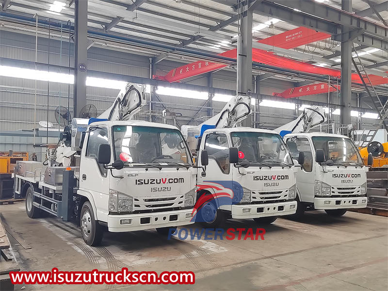 3 unit Isuzu 20 M bucket trucks ay iniluluwas sa Philippine, Malila
    