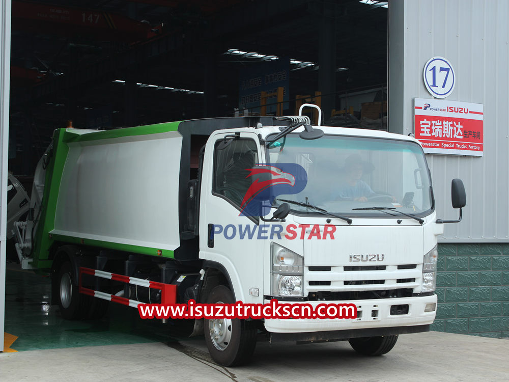 Mga kalamangan ng Isuzu 700P refuse compactor truck
    