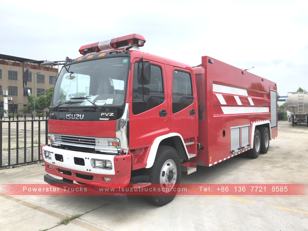 Pilipinas ISUZU FVR water tank fire truck para sa pagbebenta
    