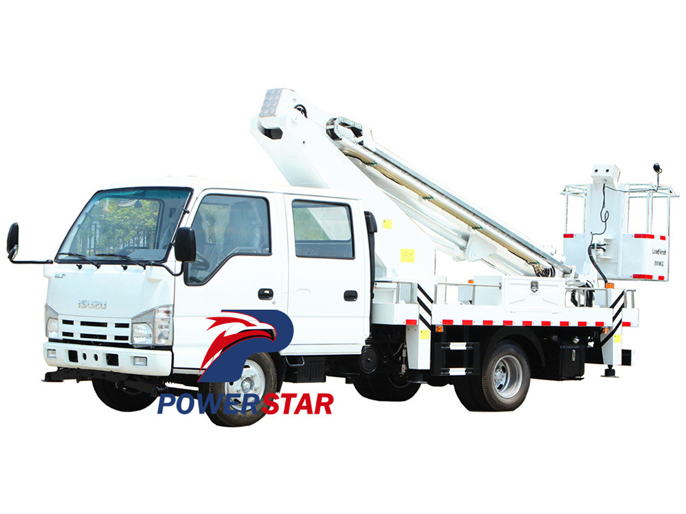 ISUZU 100P Double Row 16m Hydraulic Aerial Platform Truck User's Manual
    