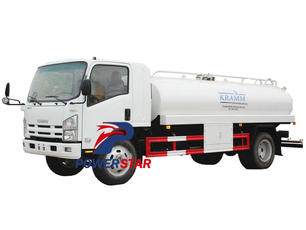 Isuzu 700P 9000L Potable Water Truck Manual
    