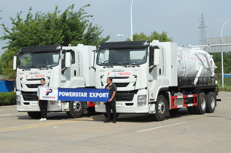 Afghanistan - 2 unit ISUZU GIGA Sewage Suction Truck
    