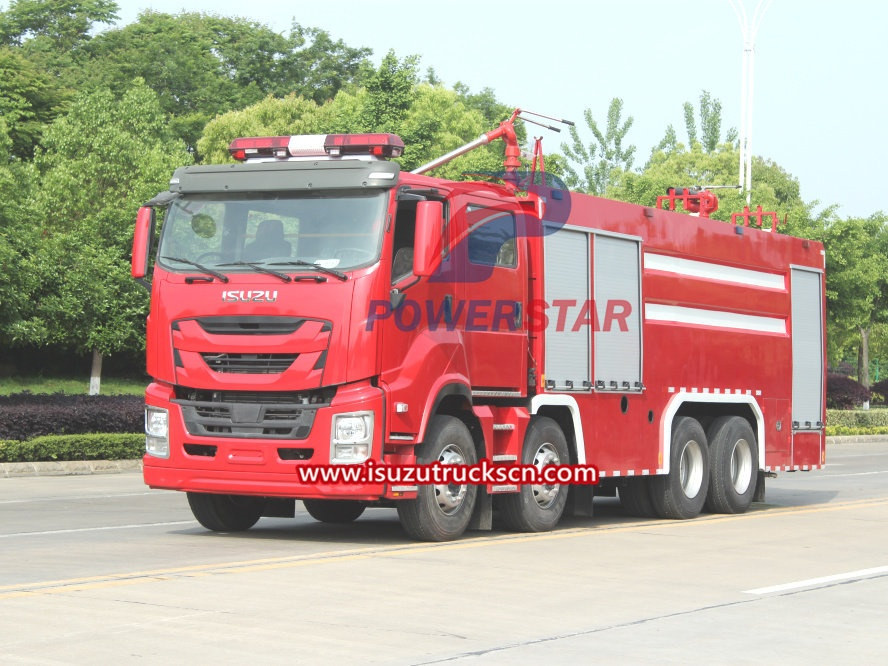 Binili ng gobyerno ng Congo ang Isuzu Giga heavy dry powder Fire truck
    