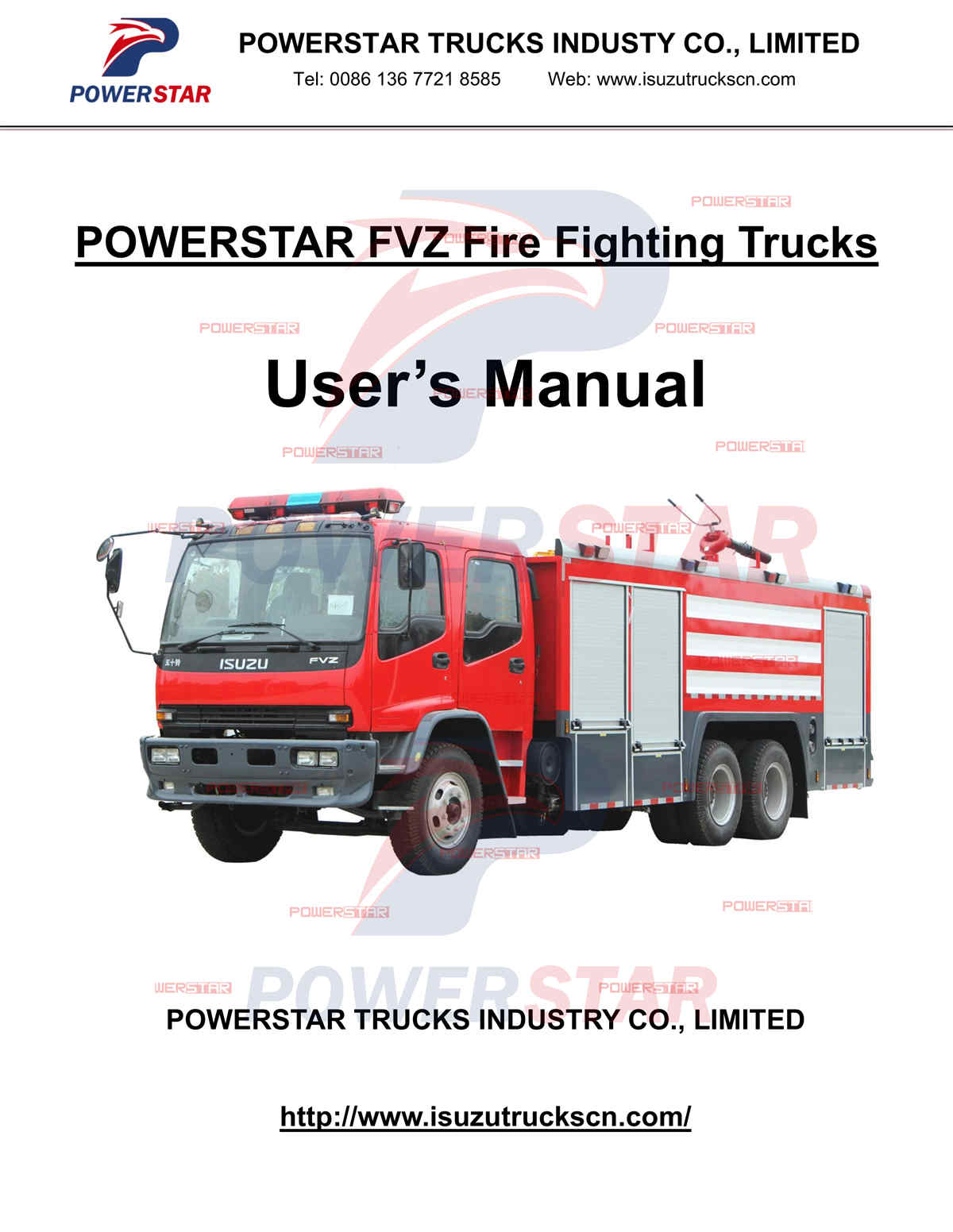 Gambia ISUZU FVZ 10 wheeler water foam rescue Manual Fire Fighting Trucks
    