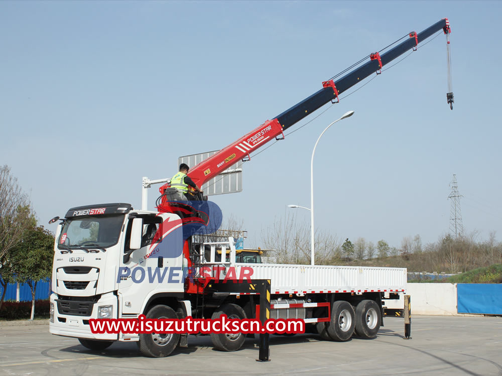 Ang malaking bentahe ng Isuzu boom crane truck
    