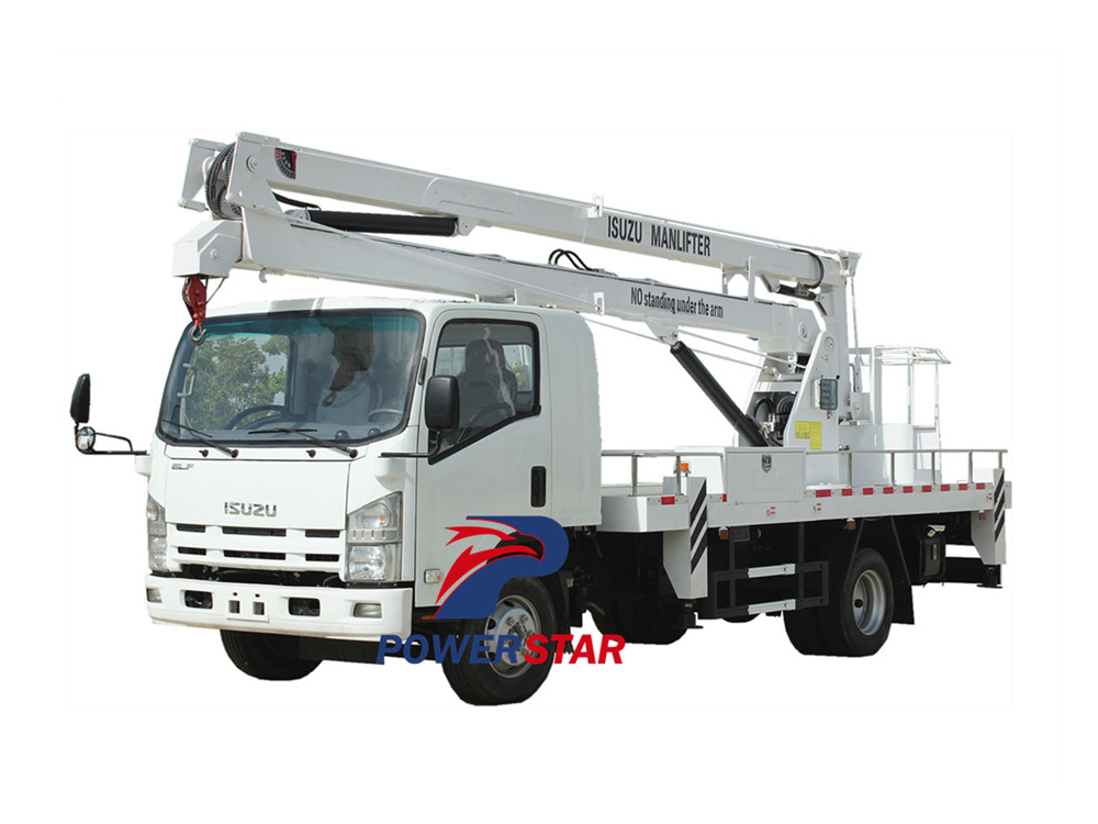 Manual ng may-ari ng trak ng ISUZU 700P Aerial Platform
    