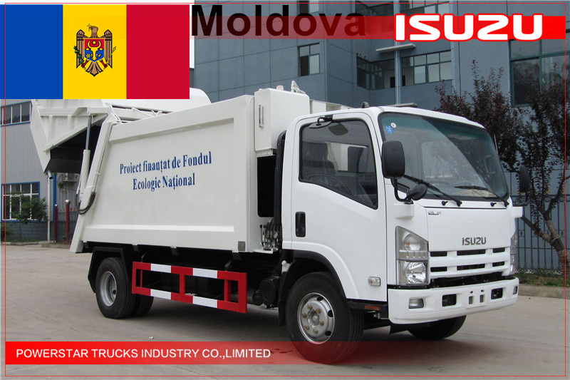 Umorder ang Moldova ng 8 toneladang ISUZU Garbage Compactor Truck
    