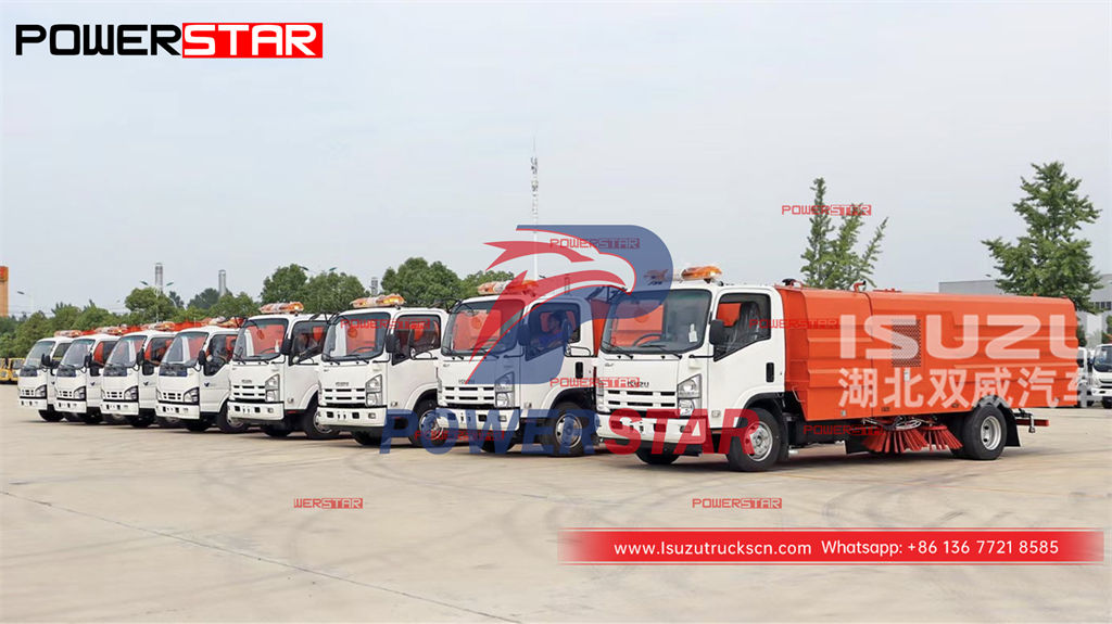 Ehiopia - 8 unit na ISUZU Street Sweeper Trucks na na-export
    