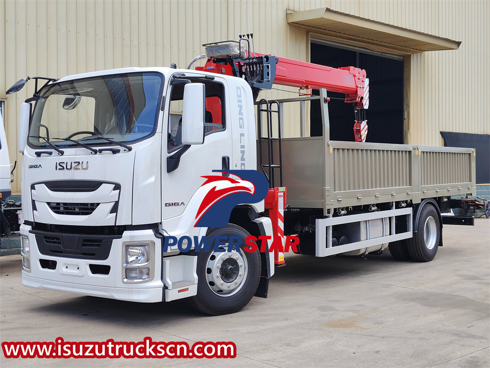 Paano i-customize ang ISUZU FVR truck na may palfinger SPS12500 stiff crane