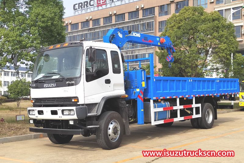 Isuzu off road drive FVR 240HP Crane Truck, 6HK1 engine
    