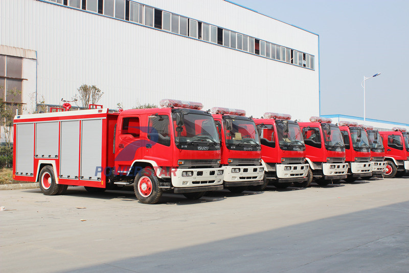 Cambodia- 6units Fire truck na Isuzu
    