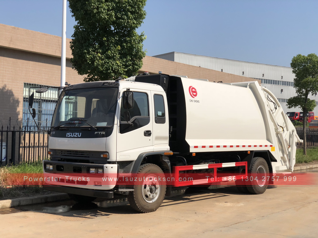 Philippines FTR ISUZU garbage compactor
    