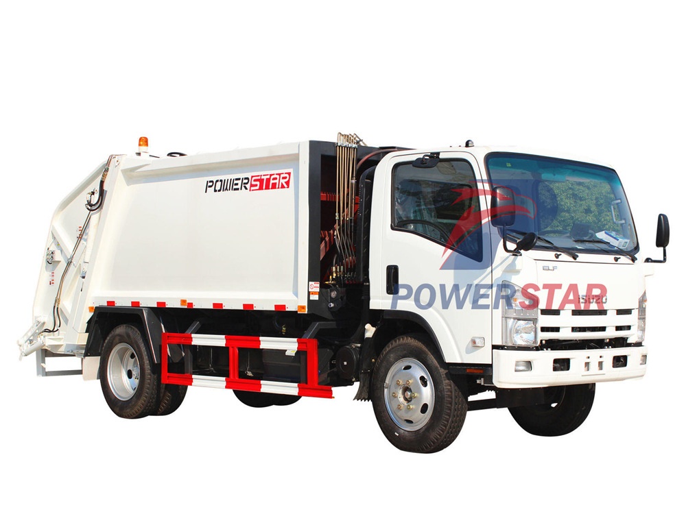 Isuzu waste compactor trucks manual operation
    