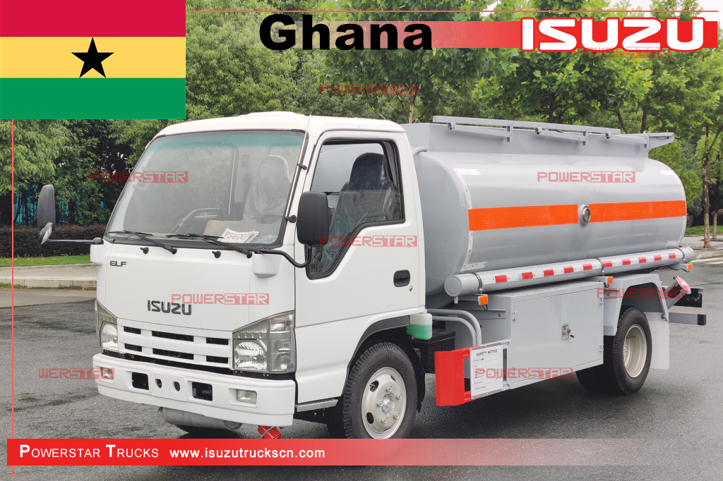 Ghana - ISUZU ELF/100P Fuel Oil Dispenser Tanker Truck
    