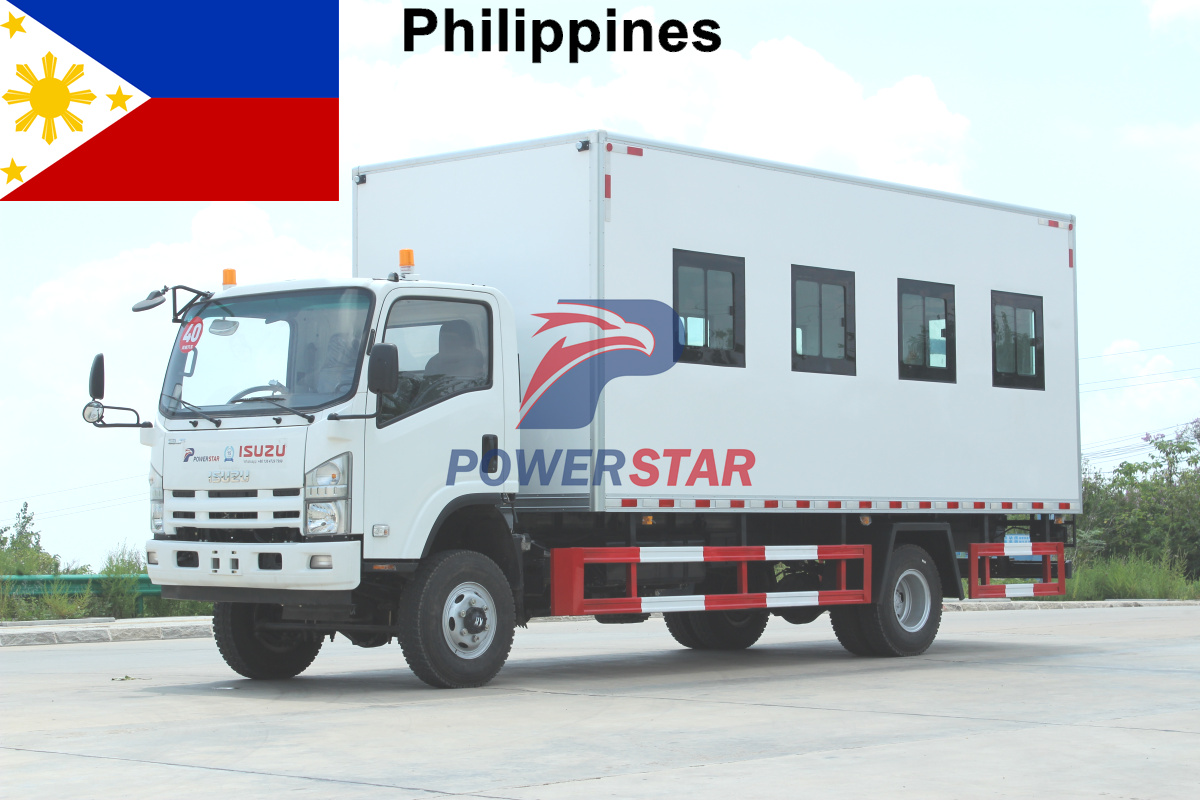 Isuzu off road NPR 4x4 Troop Carrier para sa Transport Soldiers
    