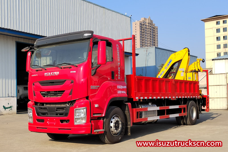 Giga Isuzu dropside Lorry Truck Mounted XCMG Crane
    