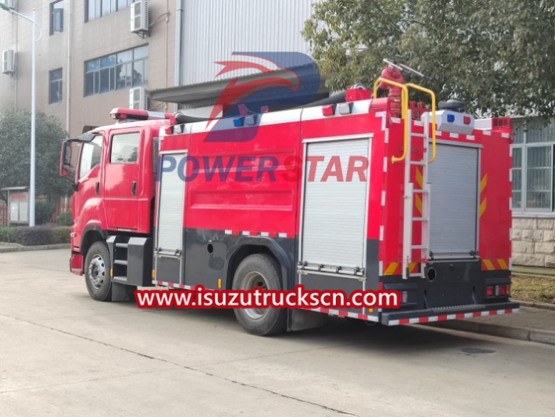 Ang istraktura ng Isuzu fire truck
    