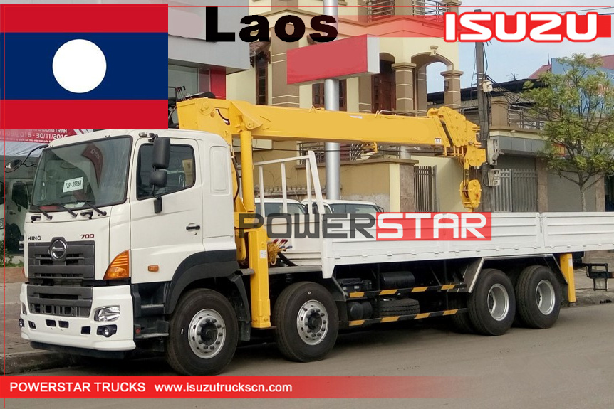 Laos - 1 unit Hino700 Truck na may crane
    