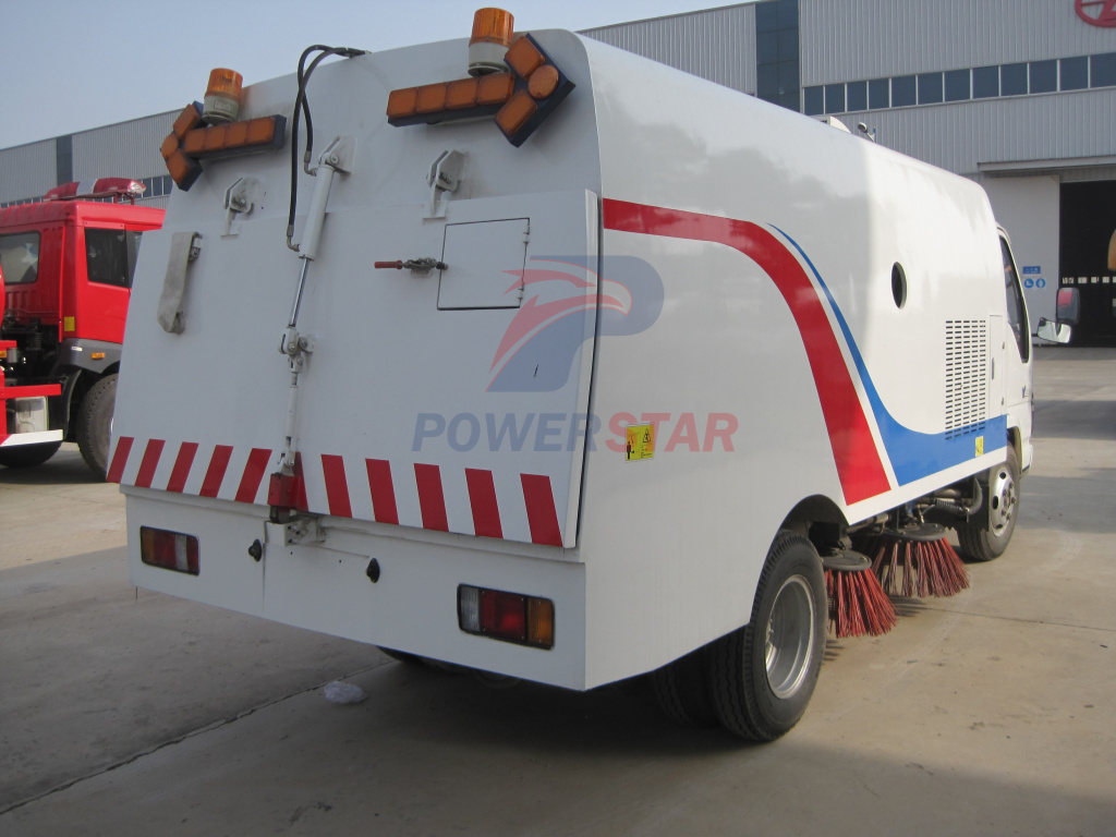 Custom build 5cbm Isuzu brush road sweeper truck NG POWRESTAR TRUCKS
    