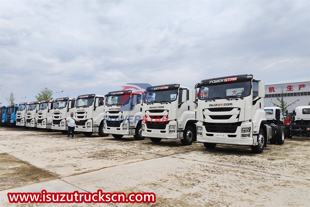 Ang 15 unit na Isuzu VC66 FTR truck chassis ay iniutos ng europen customer
    