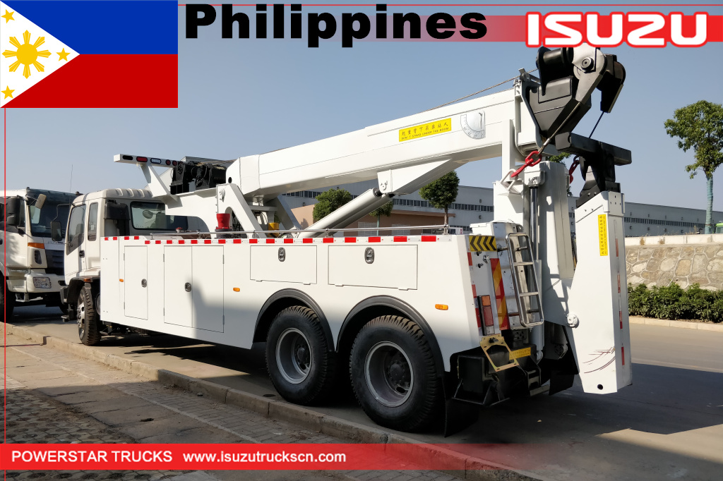 Pilipinas - 1 unit Heavy duty wrecker towing truck na Isuzu FVZ
    