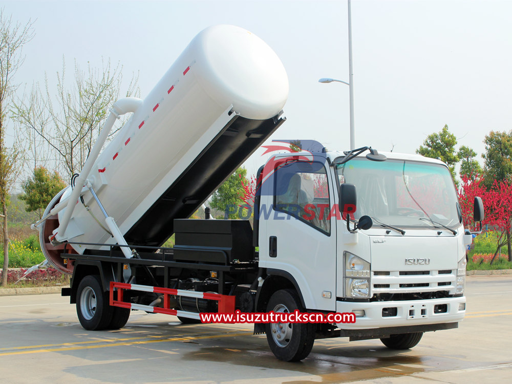 Ang pangunahing proseso ng Isuzu sewage tanker truck
    