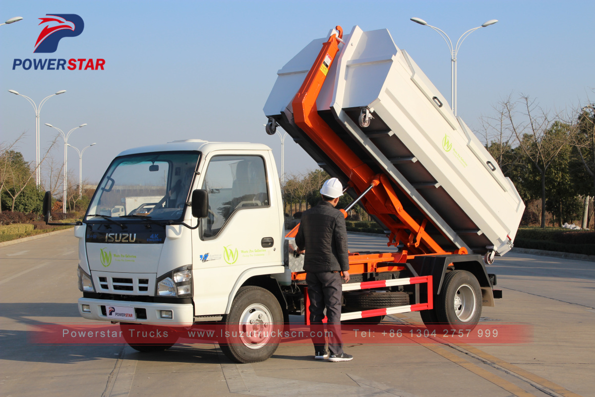 3tons 5tons Hooklift Refuse Collection Garbage Truck Isuzu
    