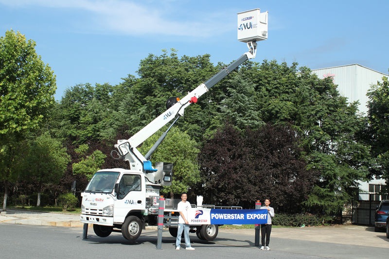 Vanuatu ISUZU NPR ELF 14m 16m Aerial Platform Man Lifter Truck
    